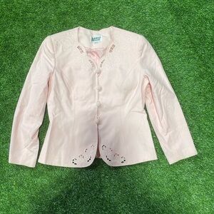 Ladies pink blazer